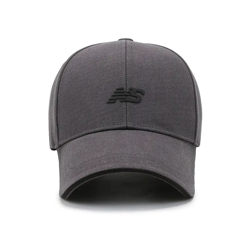 Men's Beige Letter Baseball Cap with Hard Bristle - Image 10