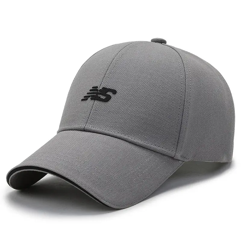 Men's Beige Letter Baseball Cap with Hard Bristle - Image 7