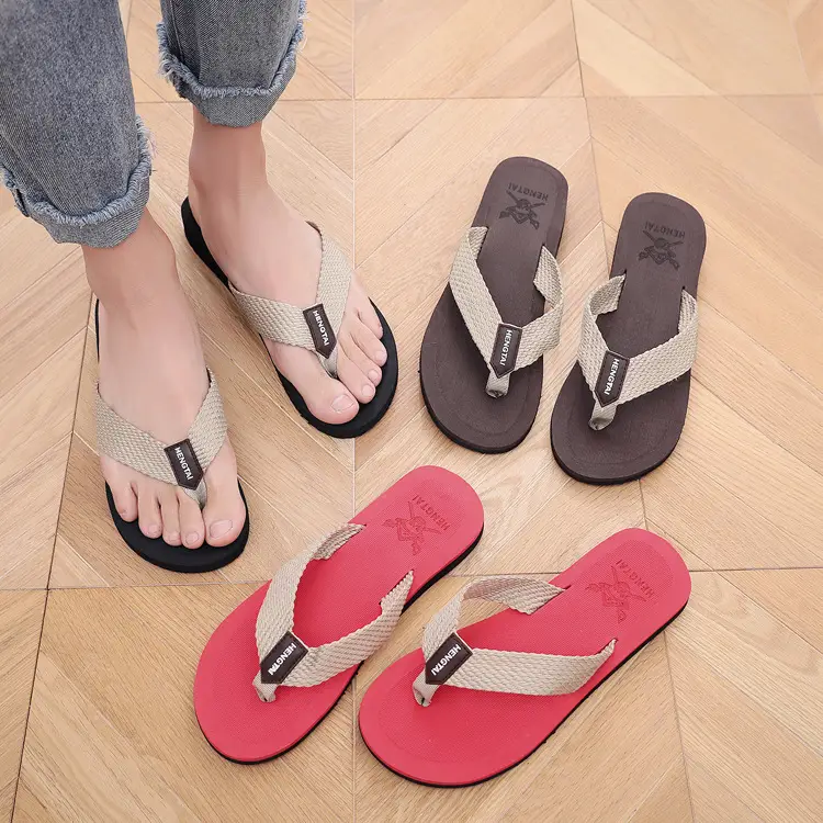 Korean Strap Sandals Black Summer Indoor Outdoor