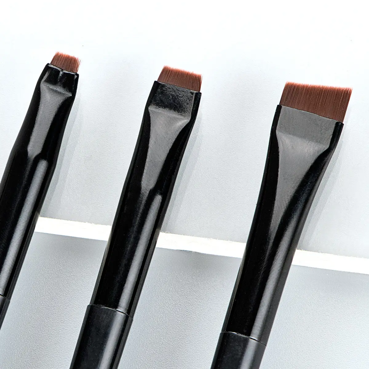 Nongying 3-Pack Fine Eyebrow & Eye Shadow Brush Set