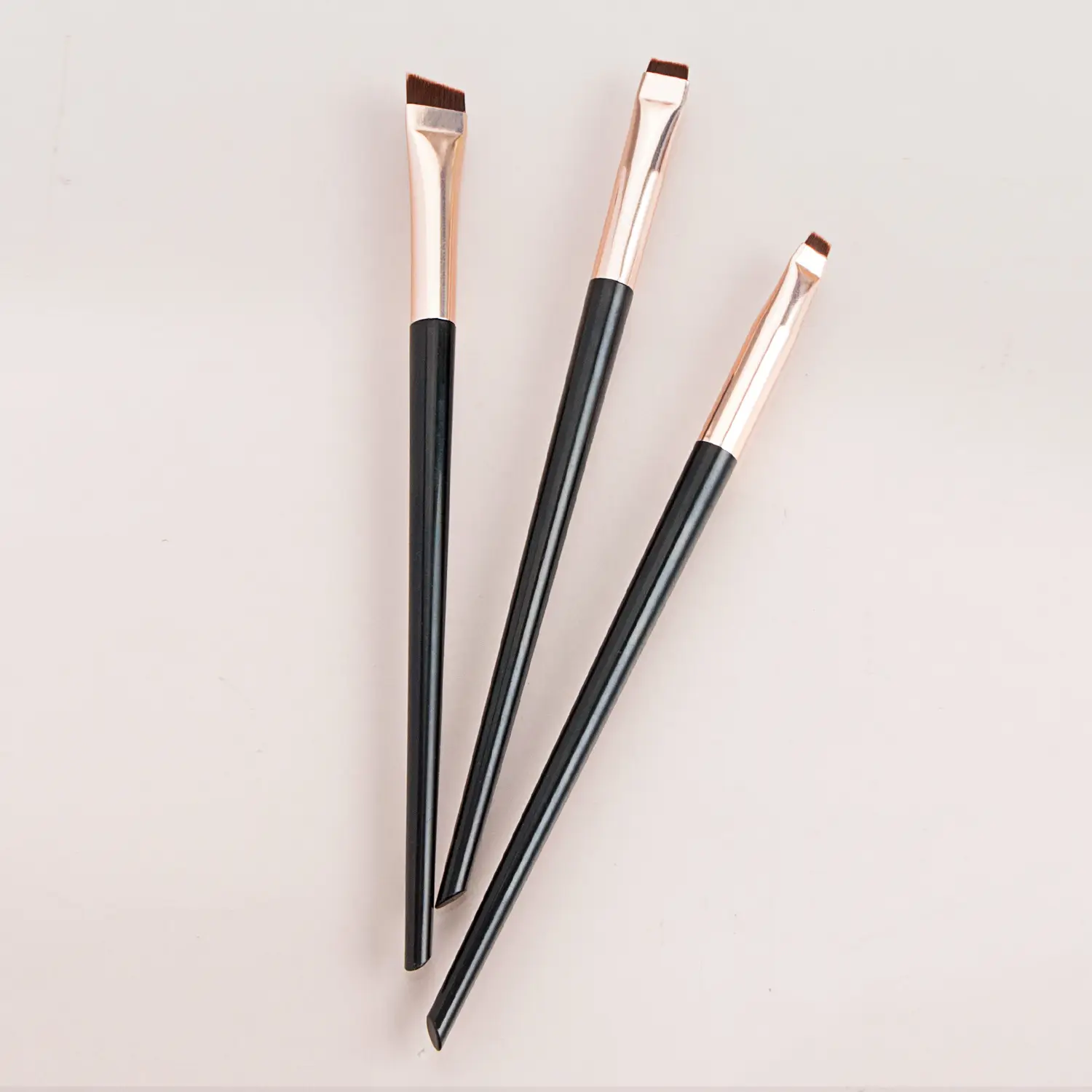 Nongying 3-Pack Fine Eyebrow & Eye Shadow Brush Set