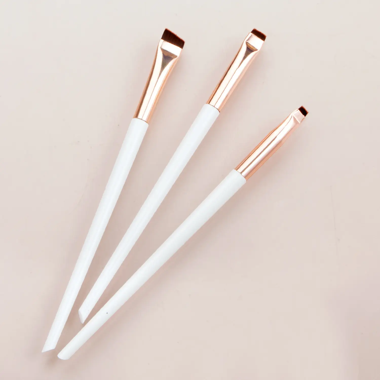 Nongying 3-Pack Fine Eyebrow & Eye Shadow Brush Set