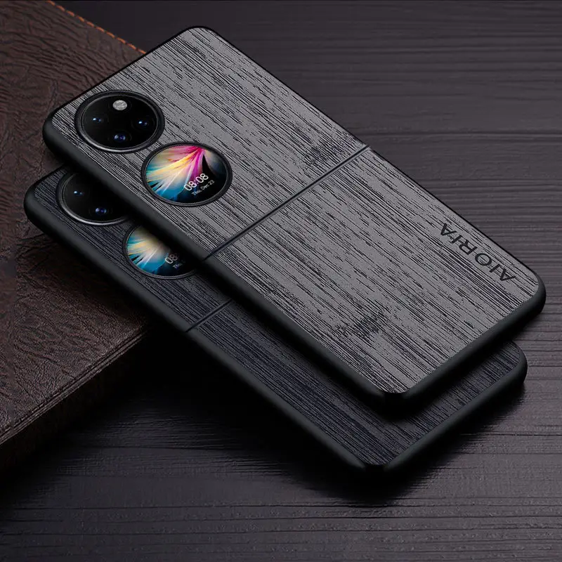 Huawei P50 Pocket Phone Case Black PU Leather - Image 6