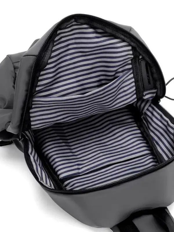 Men's Rechargeable Crossbody Bag Grey Sports Casual