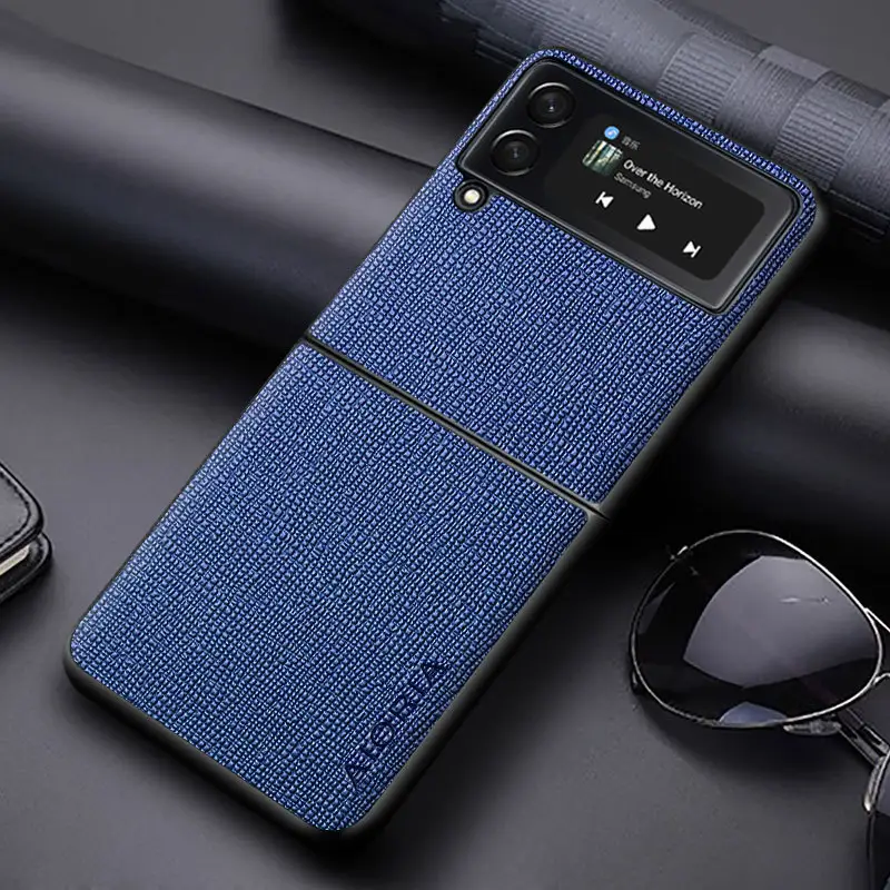 Samsung Z Fold3 Phone Case Classic Leather Pattern