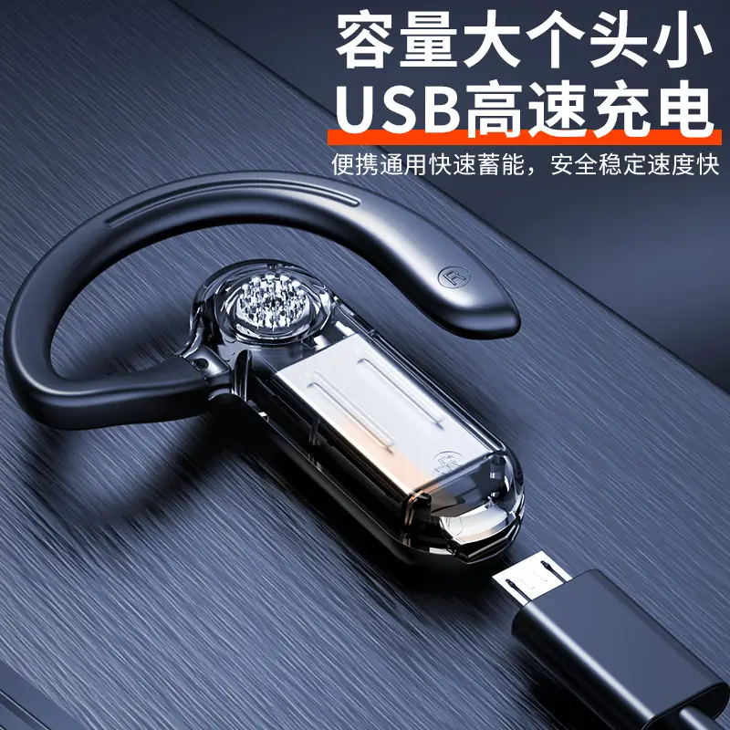 Bluetooth Headset with Digital Display & Bone Conduction - Image 4
