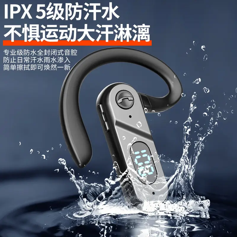 Bluetooth Headset with Digital Display & Bone Conduction - Image 5