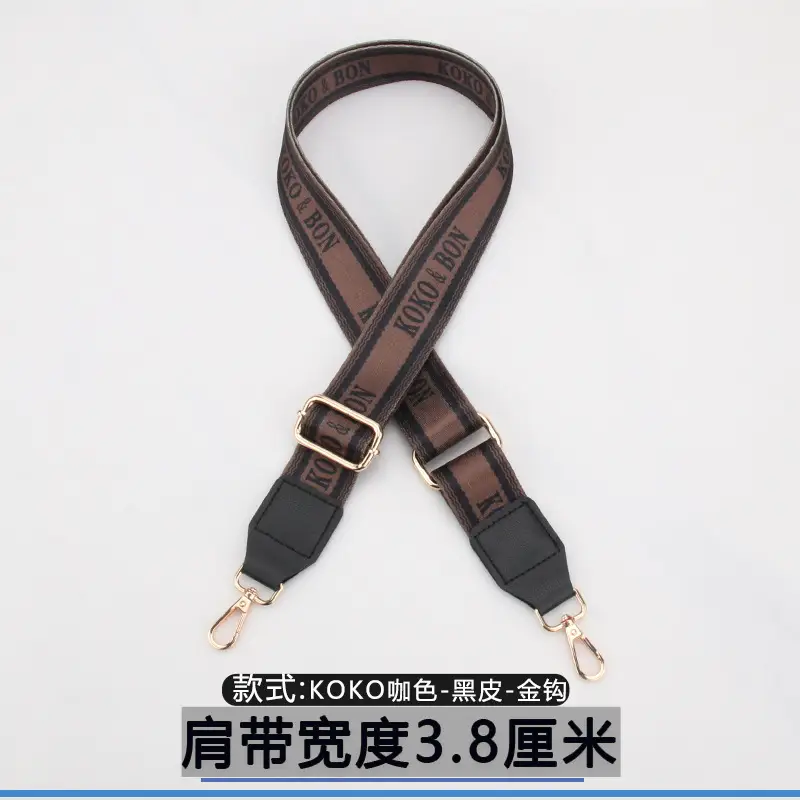 New Style Adjustable Letter Strap Shoulder Bag Strap for Women Men - Image 3
