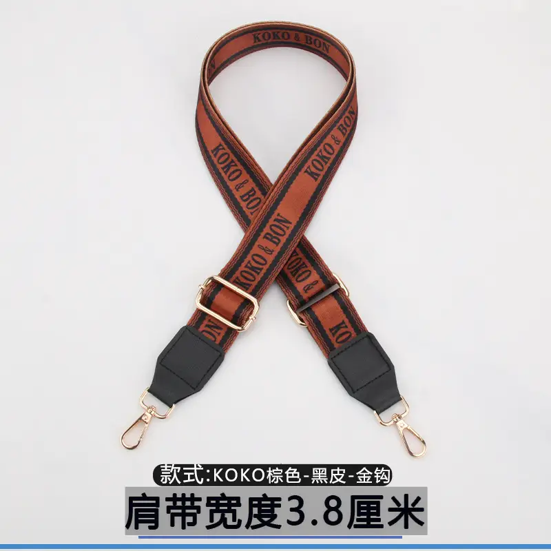 New Style Adjustable Letter Strap Shoulder Bag Strap for Women Men - Image 5