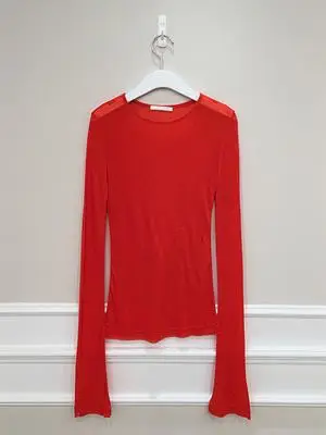 2020 Korean Wear Thin Super Long Sleeve White T-Shirt Top Base Lining Women - Image 2