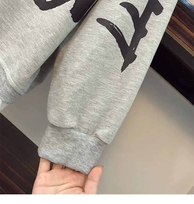 Women Grey Printed Sweatshirt Extra Large 2022 — feature 12