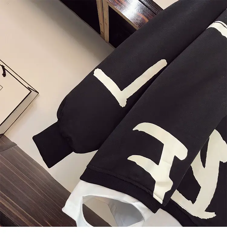 Women Grey Printed Sweatshirt Extra Large 2022 — feature 4