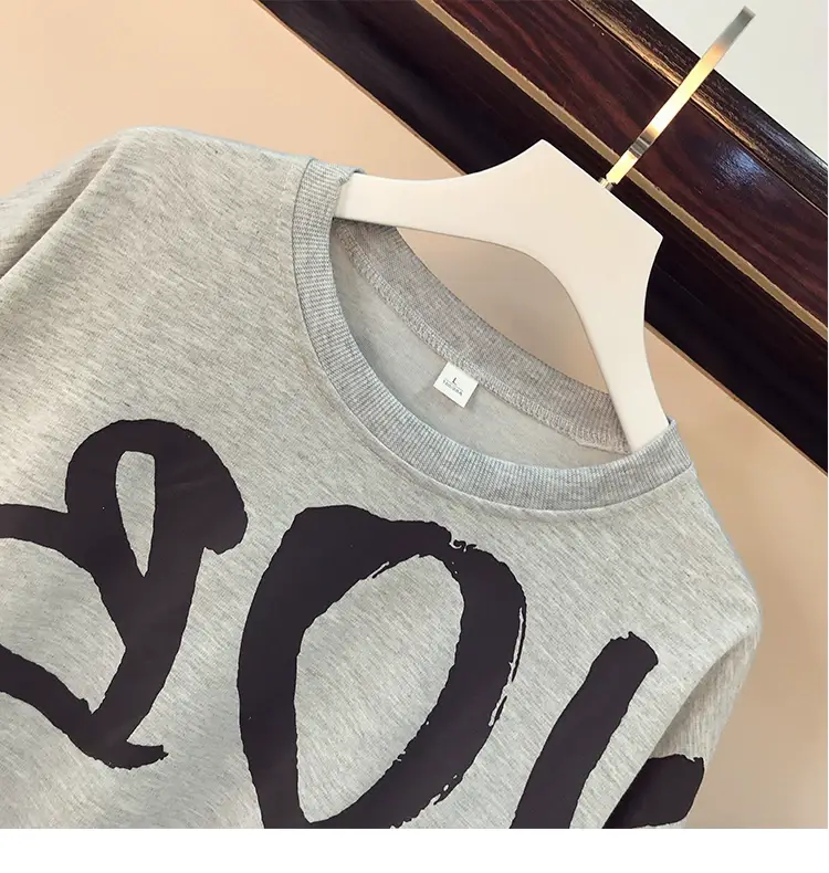Women Grey Printed Sweatshirt Extra Large 2022 — feature 7