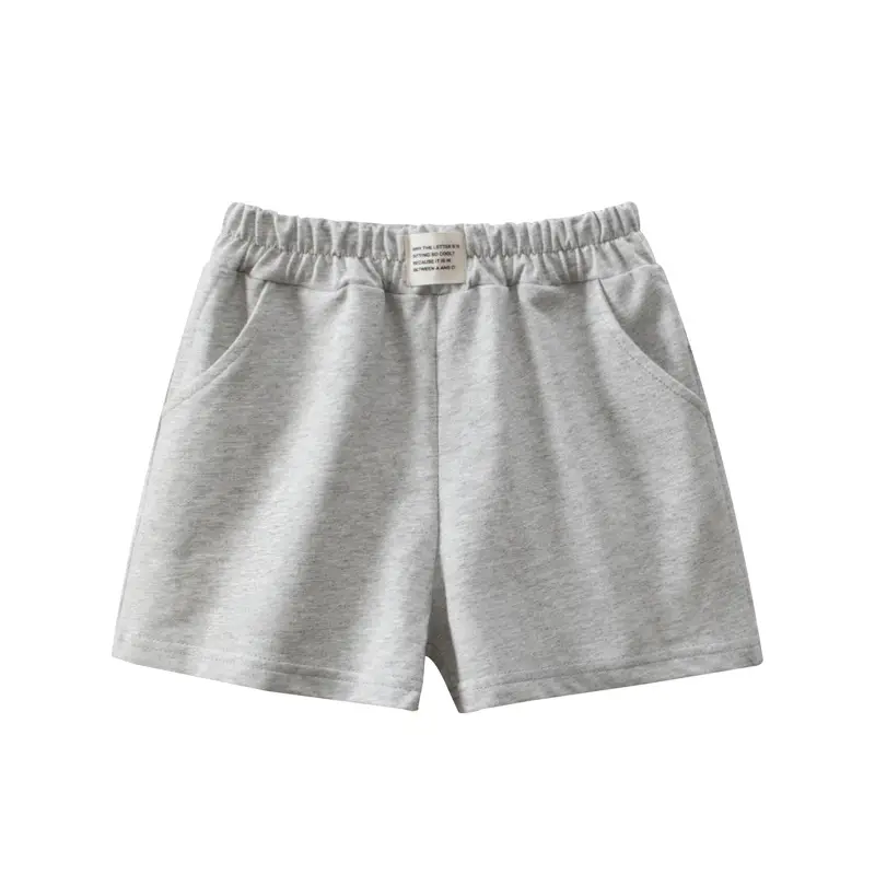 Girls Grey Shorts with Pink T-Shirt Set 2024 Summer - Image 3