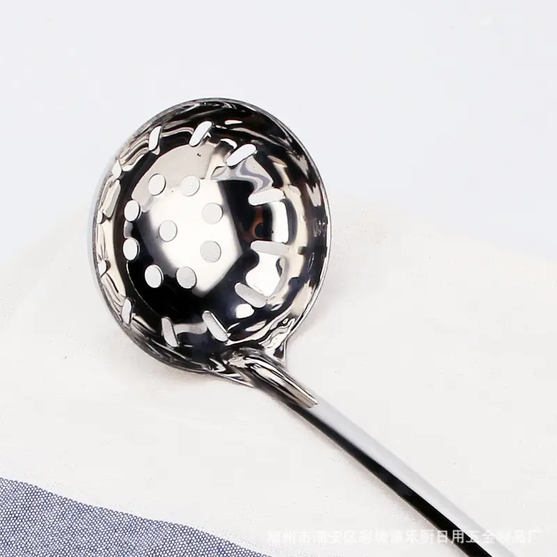 Stainless Steel Hot Pot Spoon Soup Spoon Colander Set - Image 4