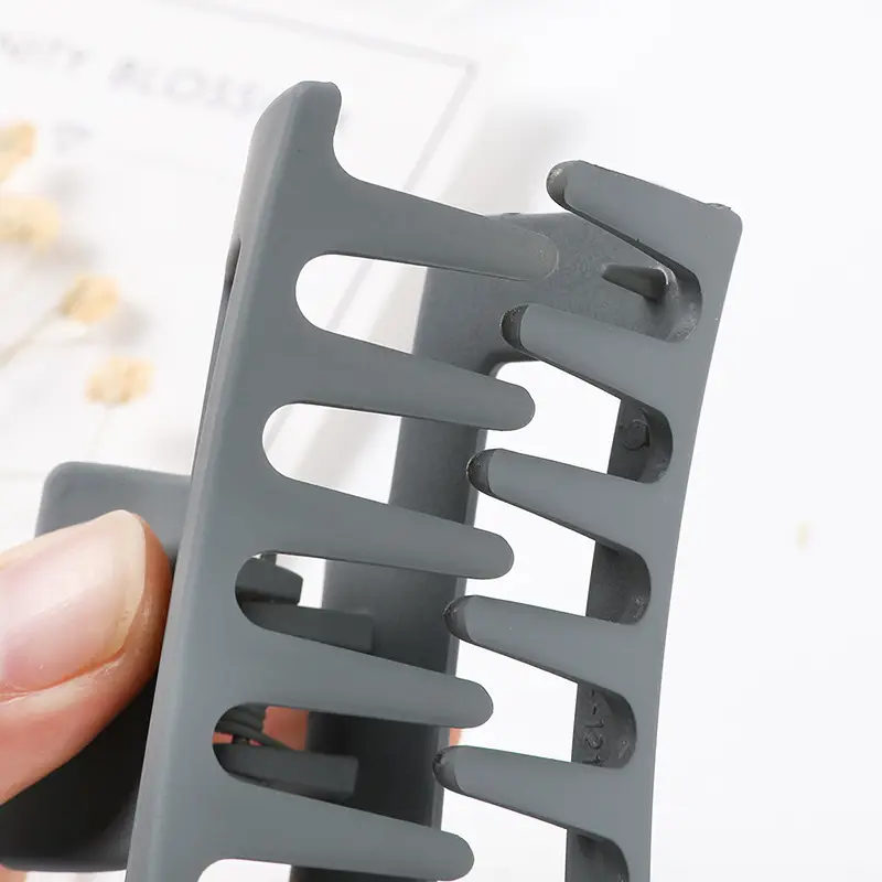 Women's Frosted Hair Claw Clip Back Pony Tail