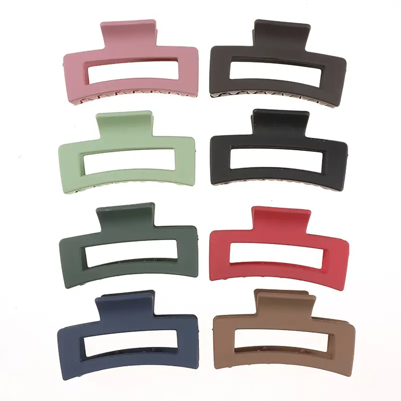 Women's Frosted Hair Claw Clip Back Pony Tail