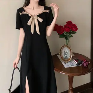 Women's White Chiffon Floral Waist Slimming Dress — feature 59