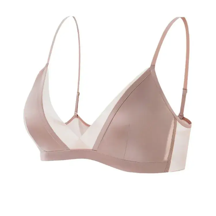Luxury Silk Satin Bra Small Underwear