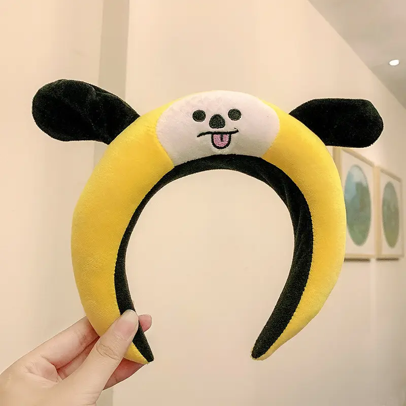 Pink Cat Face Wash Headband for Girls - Image 10