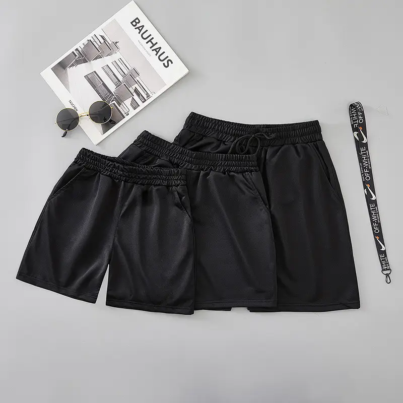 Black Family Shorts 2025 Summer Uniforms