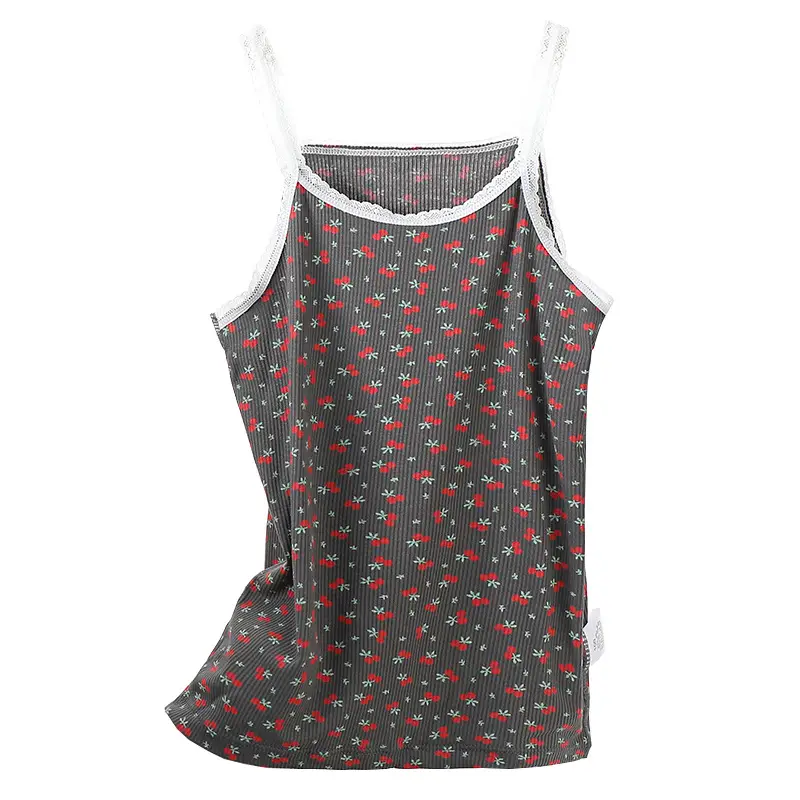 3-Piece Summer Girls Sling Tops Set in White, Pink & Yellow
