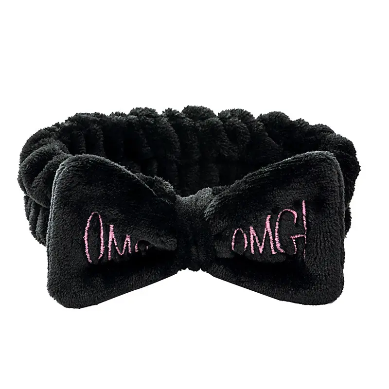 Embroidered Bear Hair Band with Soft Fleece - Image 27