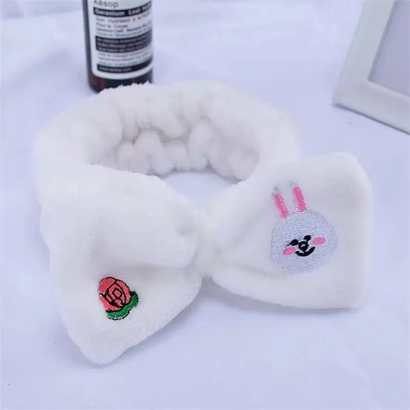 Embroidered Bear Hair Band with Soft Fleece - Image 16