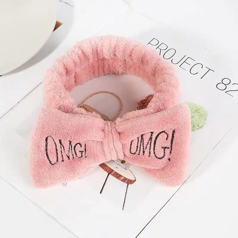 Embroidered Bear Hair Band with Soft Fleece - Image 8