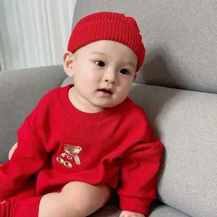 2025 Korean Style Bear Print Baby Jumpsuit Suit — feature 8