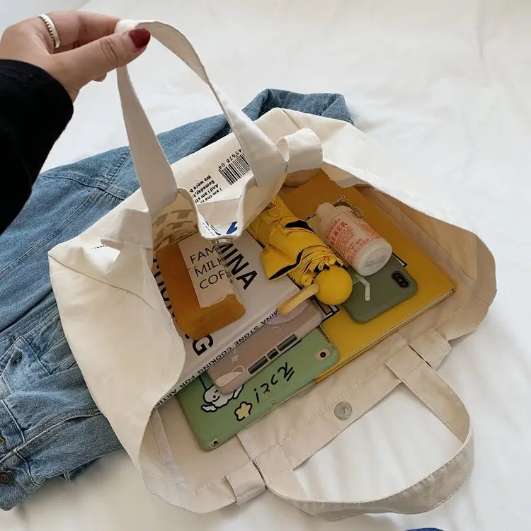 Women Canvas Tote Bag Youth Print Large Capacity — feature 89