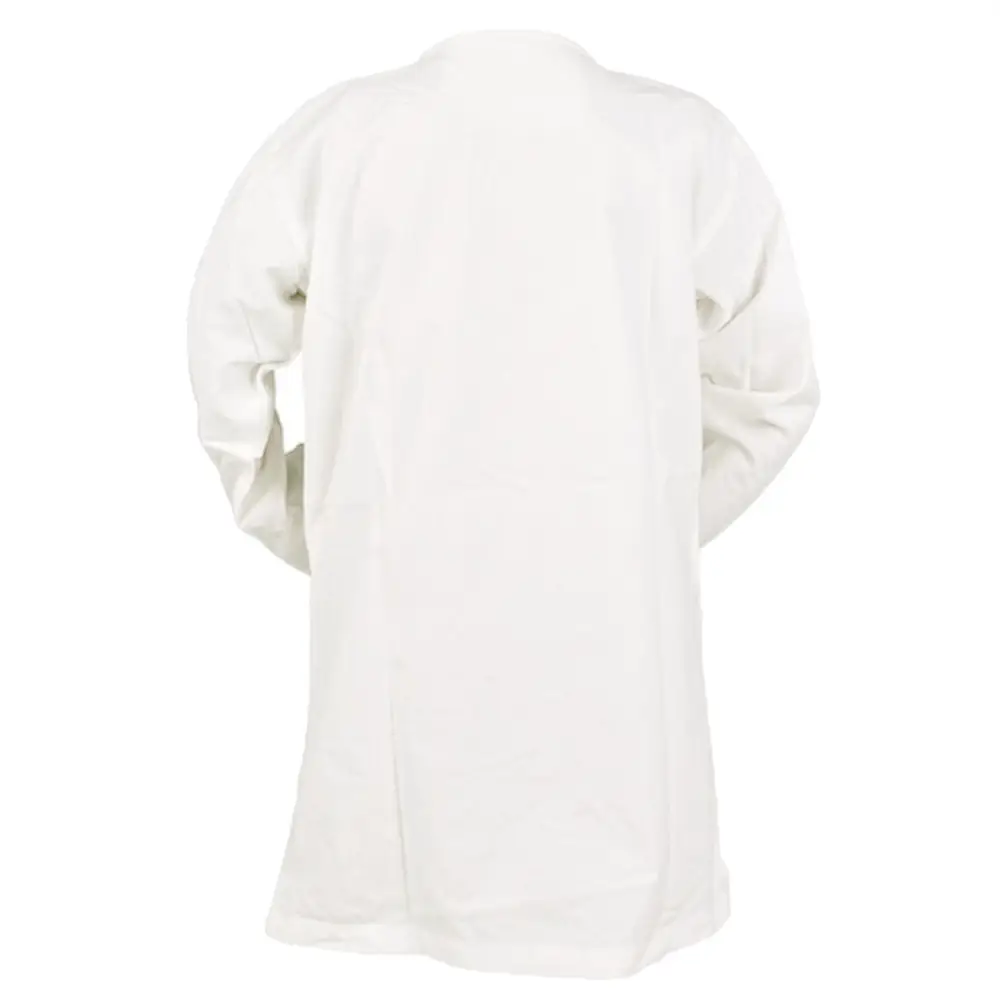 Blue Linen Men's Shirt Retro Round Neck Loose Casual — feature 11