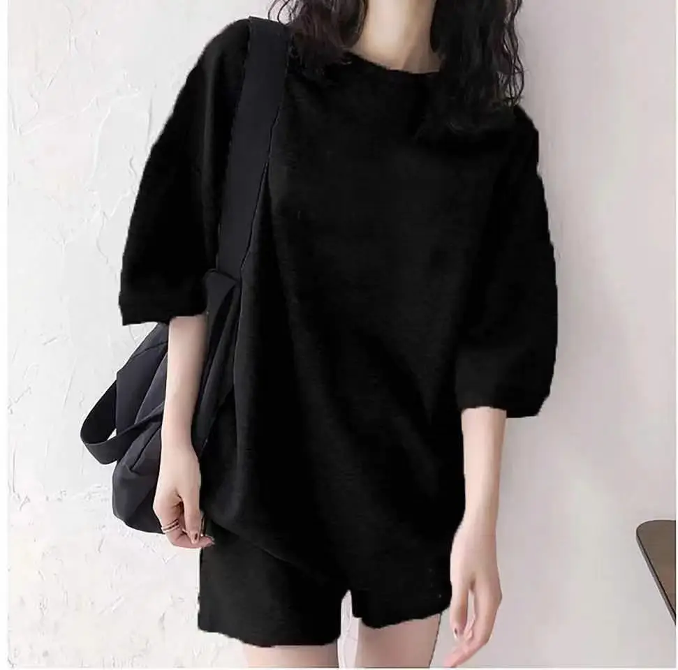 Women Loose Gray Shorts Set 2024 Trend — feature 11
