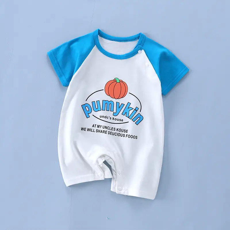 Baby Cherry Print Shorts Suit White Newborn - Image 5