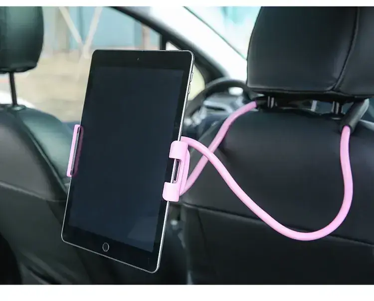 Pink Wireless Neck Phone Holder with Voice Recorder — feature 35