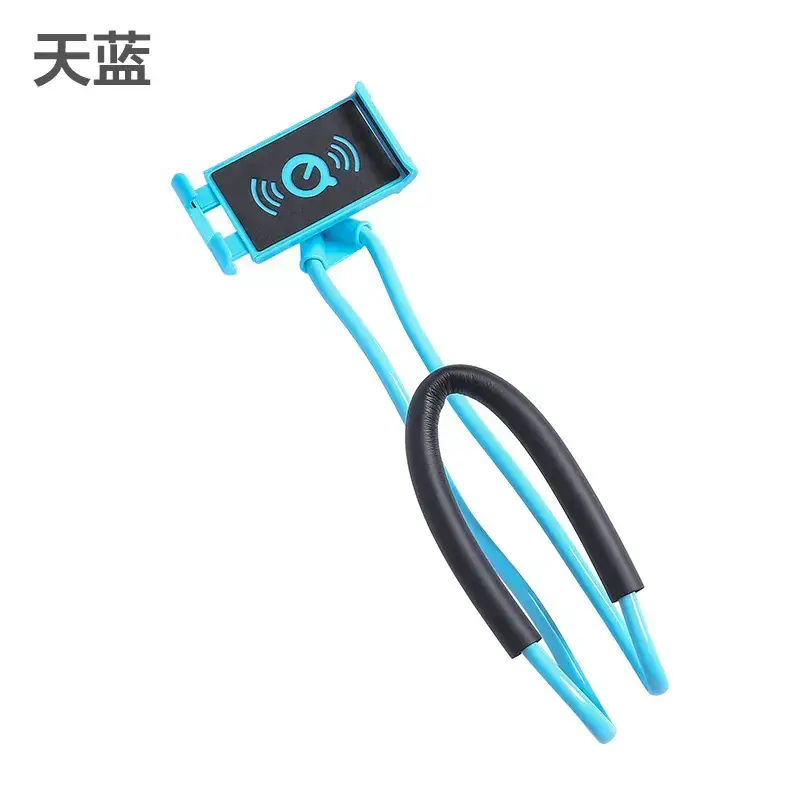 Pink Wireless Neck Phone Holder with Voice Recorder - Image 4
