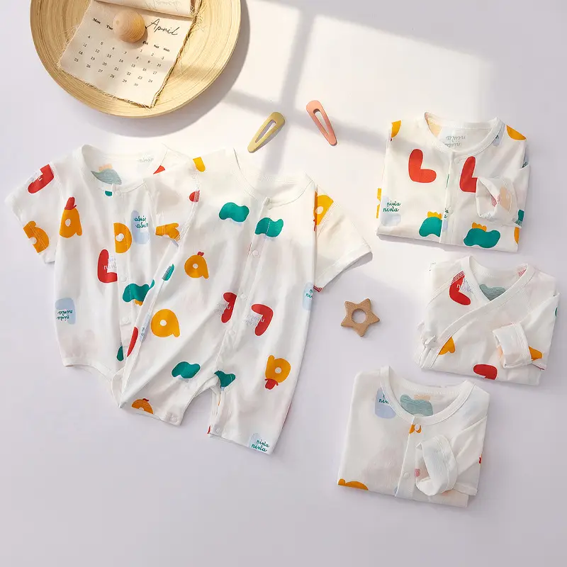 Baby Baby Jumpsuit Summer Newborn Baby Climbing - Image 6