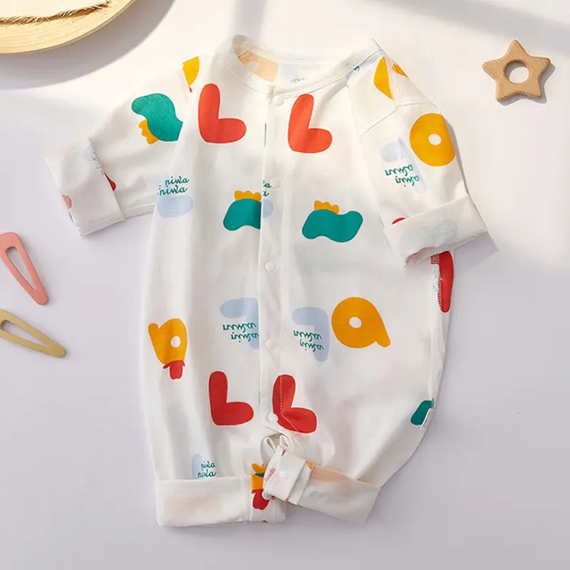 Baby Baby Jumpsuit Summer Newborn Baby Climbing - Image 2