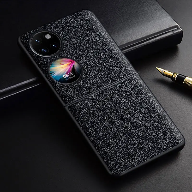 Huawei P50 Pocket Phone Case with Litchi Pattern - Image 6