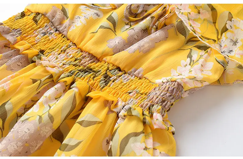 Girls' Korean Style Floral Chiffon Dress 2019 — feature 17