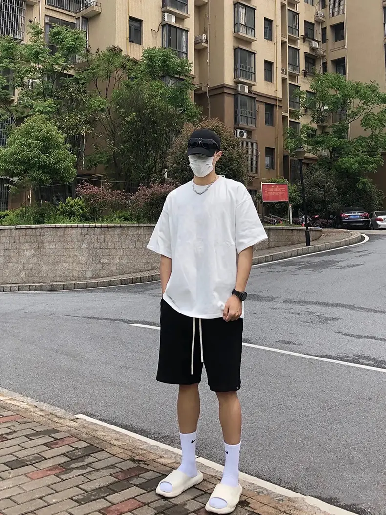 Men Black Cotton T-Shirt XS-2XL Custom Made — feature 25