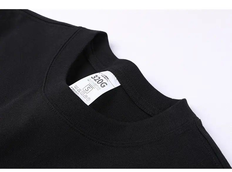 Men Black Cotton T-Shirt XS-2XL Custom Made — feature 28