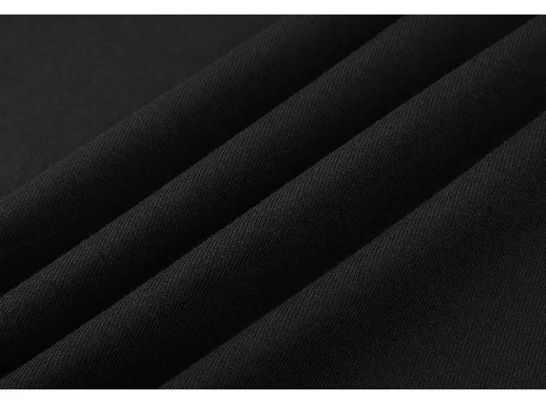 Men Black Cotton T-Shirt XS-2XL Custom Made — feature 32