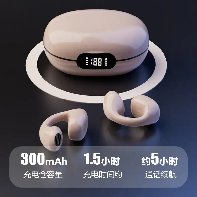 Wireless Bluetooth Headset with Battery Display & TWS Design — feature 2