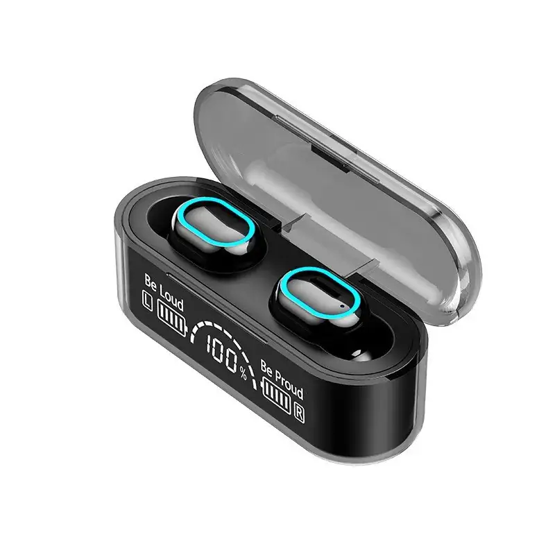 Wireless Bluetooth Headset with Battery Display & TWS Design - Image 3