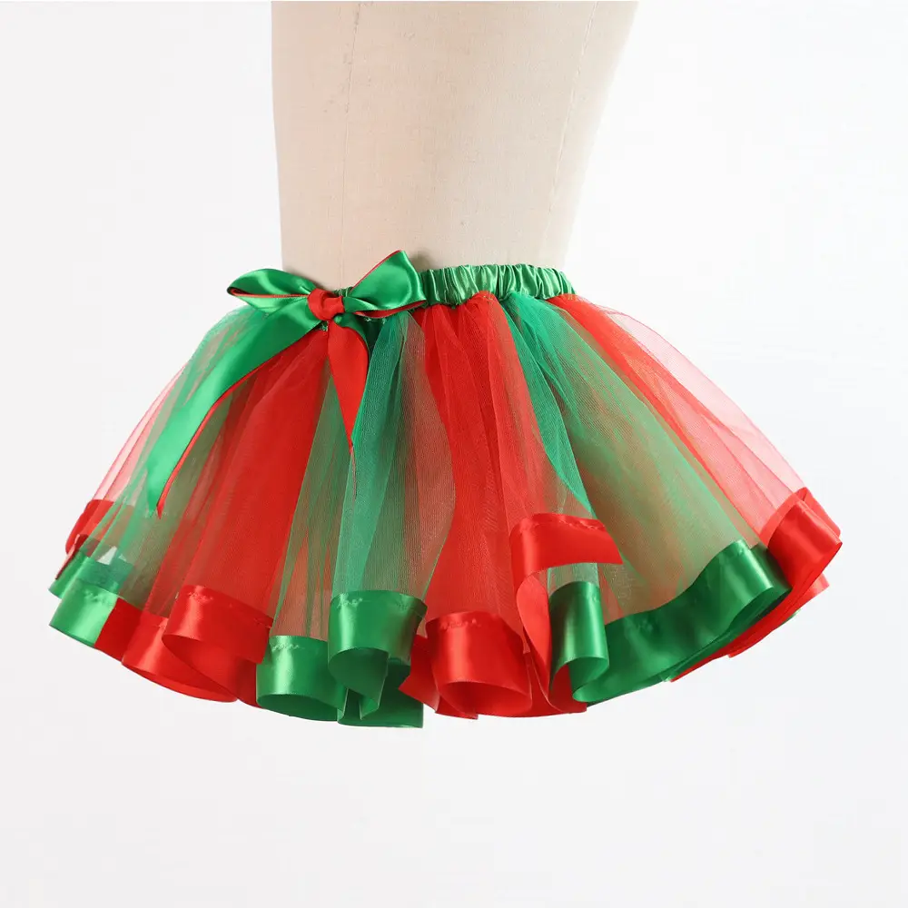 2025 Rainbow Mesh Skirt for Girls Dance Wear - Image 15