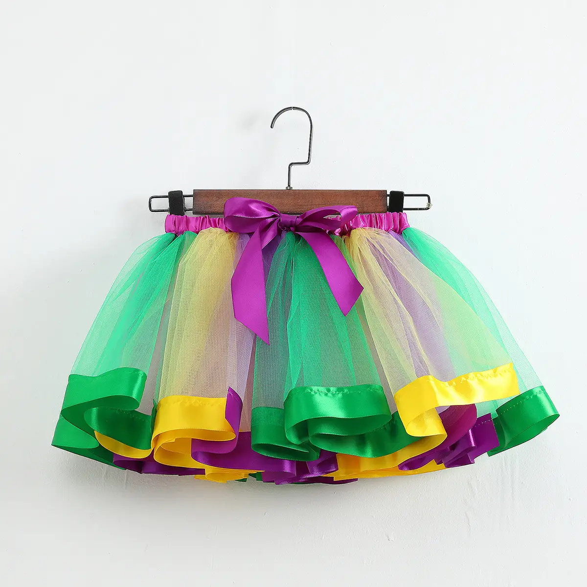2025 Rainbow Mesh Skirt for Girls Dance Wear - Image 16