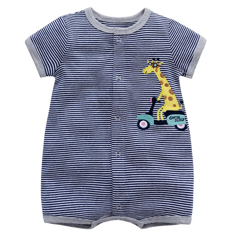 Newborn Cotton Cat Print Shorts Suit Pink Spring Summer - Image 21