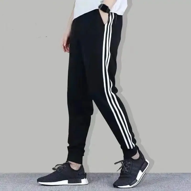 Men Women Running Track Suit Black Zip Hood Sweatpants — feature 15