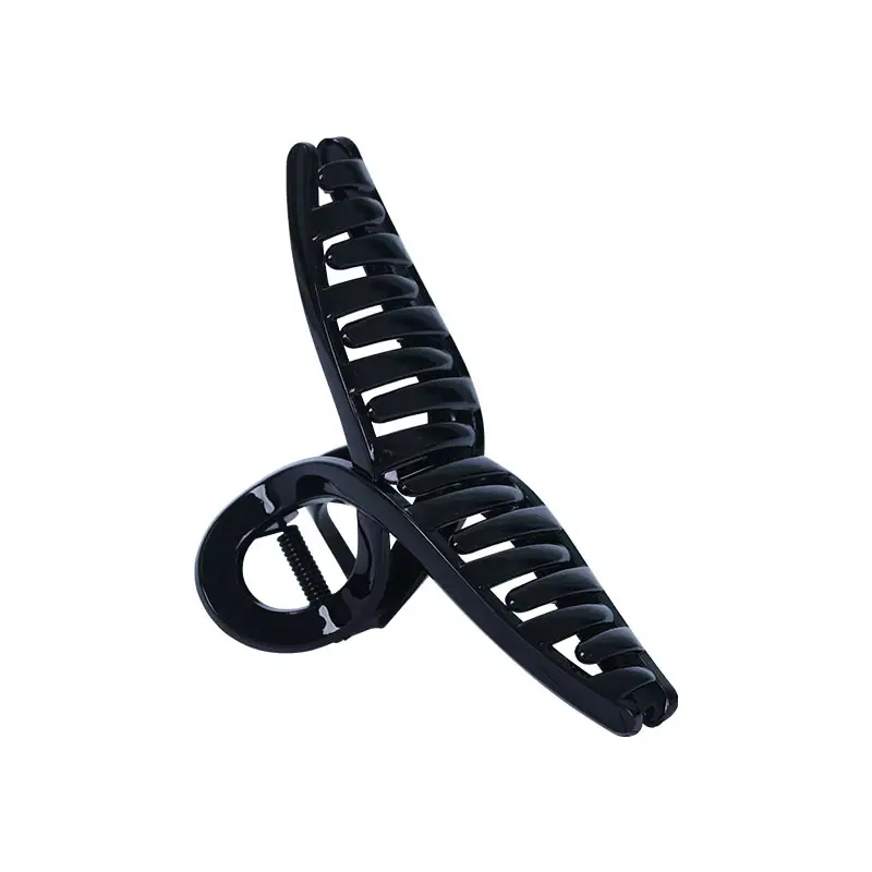 Black Cross Clip for Hairpin 13cm Large